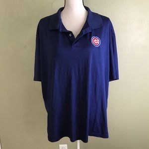 Antigua Blue Cubs Polo Shirt Size XXL